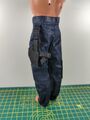 1:6 Scale SWAT Blue Pants Hose Fit 12inch Actionfigur 1/6 Holster