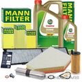 MANN-FILTER INSPEKTIONSPAKET+6L CASTROL FÜR BMW 3-ER E90 E91 X1 E84 N47