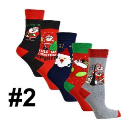 6 Paar Weihnachtssocken Thermosocken dicke warme Winter Socken Strümpfe NEU