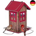 Kingsyard Metall-Vogelfutterhaus Vogelhaus für Balkon, Vogelhaus zum Aufhängen, 