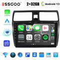 Android 13 Autoradio GPS NAVI 2G+32G Carplay RDS Für SUZUKI SWIFT III 2005-2010