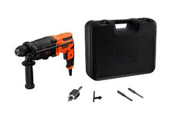 BLACK+DECKER SDS-plus Bohrhammer Meisselhammer 650W inkl. Zahnkranzbohrfutter