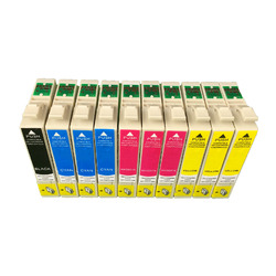 10x tinte patrone für Epson Stylus SX230 SX235W SX420W SX425W SX 430W 435W 440W