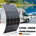 100W 170W 200W 300W Flexibel Solarpanel Solarmodule Monokristallin Für Wohnmobil