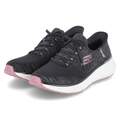 Skechers Slip-Ins Sneaker IMPRESSION Schwarz recycelt waschbar Memory Foam vegan