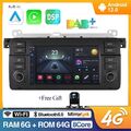 7" Android 13 CarPlay GPS 6+64G Autoradio Navi für BMW 3er E46 316i 320d 330 KAM