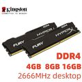 HyperX FURY DDR4 8GB 16GB 4GB 32GB 2666MHz PC4-21300 Desktop RAM Memory DIMM 288