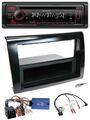 Kenwood Lenkrad CD USB Bluetooth DAB Autoradio für Fiat Bravo 2007-2014