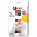 STAEDTLER Modelliermasse Fimo soft 12 x 25g Sparpack 12 Farben FASHION