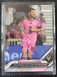 Lionel Messi Topps Now Record MLS #46. Inter Miami 1st MLS Player w/ 5 AST & 6-G