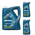 7 Liter MANNOL Universal 15W-40 Motoröl API SN/CH-4 ACEA A3/B4