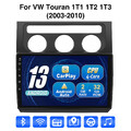 10" Autoradio Carplay Android 13 2+32G GPS RDS Für VVW Touran 1T1 1T3 2003-2010