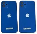 Original Apple iPhone 12 Backcover Gehäuse Rückseite Rahmen Glas Blau Grade C