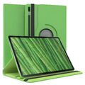 Für Samsung Galaxy Tab S7 FE 5G Schutzhülle 360° Tablet Smart Kunstleder Grün
