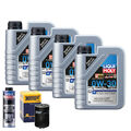 Motoröl 0W30 LIQUI MOLY Special Tec V 4L+HENGST Ölfilter +Spülung