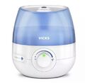 Vicks Luftbefeuchter Ultraschall Mini Cool Mist VUL525E1 elektrisch mit Timer 1,8 L