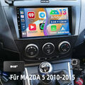 Android DAB+ CAM 6+128GB für Mazda 5 2010-2015 Navi Carplay 4G LTE Autoradio GPS