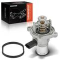 Kühlmittel Thermostat+Gehäuse+Dichtung+Sensor für Opel Astra Zafira B Chevrolet