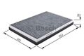 BOSCH 1 987 432 337 Innenraumfilter Filter Pollenfilter für MERCEDES-BENZ