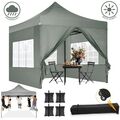 Pavillon Pop Up Stabil Gartenzelt UV Pavillion Gartenpavillon Partyzelt 3x3/3x6m