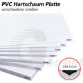 PVC Hartschaumplatte Weiß Matt Zuschnitt Kunststoff Dicke 3mm-15mm Modellbau DIY