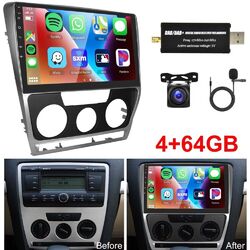 4G+64GB Android13 Autoradio DAB+ Carplay für Skoda Octavia II 1Z3 1Z5 2008-2013