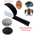 Klettband selbstklebend extra stark 50mm Hakenband + Flauschband Klettverschluss