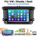 7" Android 13 Autoradio GPS Navi für VW Golf 5 6 Passat Touran Polo Tiguan 2DIN