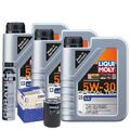 Motoröl 5W30 LIQUI MOLY Leichtlauf Special Tec Ll 3L+MAHLE Ölfilter +Cera Tec