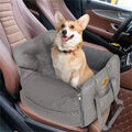 Hunde Autositz Hundebox Hundekorbfür Auto Reisebett mit stabil Sicherheitsgurt