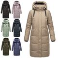 Marikoo Damen Winter Steppmantel Jacke Parka Recycelt Warm Mantel Kapuze Laryaa