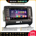 8-Kern DAB+CarPlay Android 13 Autoradio GPS 64GB Navi Canbus DVD Für AUDI TT MK2