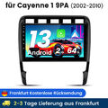 2+64GB Android 13 Autoradio GPS Navi CarPlay für Porsche Cayenne 1 9PA 2002-2010