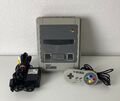 Original Super Nintendo Konsole mit Controller SNES Retro PAL Grau