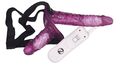 Vibratorischer Strap-On Duo-Vibrator - Lila