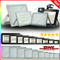 LED Fluter Flutlicht Strahler SMD Außen Floodlight 20W 30W 50W 100W mit Sensor +