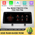 12.3“ Android 14 Autoradio für BMW 3/4 Serie F30 F31 F34 F32 F33 F36 F80 F82 NBT