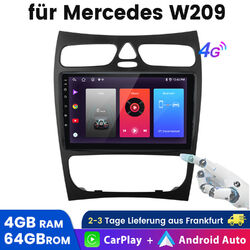 Für Mercedes Benz CLK W209 W203 4G+64G Android13 Autoradio GPS NAVI Carplay DAB+