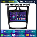 Android 13 Autoradio GPS Für Mercedes Benz C/CLK/G Klasse W203 W209 W463 6G+128G