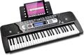 Keyboard Rockjam RJ654 Musikinstrument 54 Tasten Piano Klavier Schwarz B-Ware