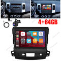 4+64GB Für Mitsubishi Outlander II 2005-2011 Autoradio Carplay GPS DSP + Kamera