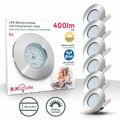 Set 3-6 LED Bad-Einbauleuchte 230V Einbau-Strahler Spots 5W IP44 flach warmweiß