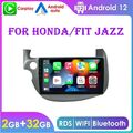 10.1Zoll Carplay Android 13 Autoradio 2+32GB BT DAB für Honda Jazz Fit 2007-2013