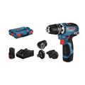 Bosch Akku-Bohrschrauber GSR 12V-35 FC, 2 x 3.0 Ah Li-Ion Akku, L-BOXX