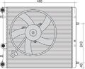 MAGNETI MARELLI KÜHLER MOTORKÜHLUNG WASSERKÜHLER passend für SEAT CORDOBA IBIZA