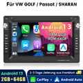 2+64GB Für VW Polo 9N Golf Jetta MK4 Passat T5 Android 13 Autoradio Carplay DAB+