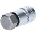BRILLIANT TOOLS BT022869 1/2" Innensechskant Bit-Stecknuss, 55 mm lang, 22 mm