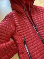 Super Rote Ital. Steppjacke Fake Daunenjacke Frühjahr Italia Fashion L 40 42