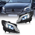 LED Scheinwerfer Upgrade für 2016-23 Mercedes Benz Metris/Vito W447 Start Blau