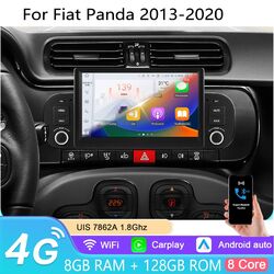 7" Android 13 GPS CarPlay DSP BT FM Autoradio für Fiat Panda 2013-2020 128GB SWC